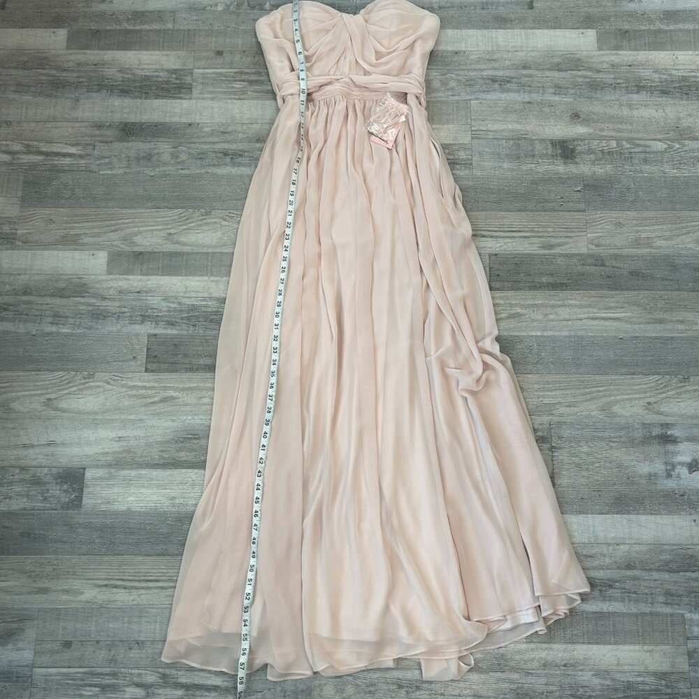 Birdy Grey NWT blush Grace Convertible maxi formal dress strapless large I48 - Picture 12 of 15